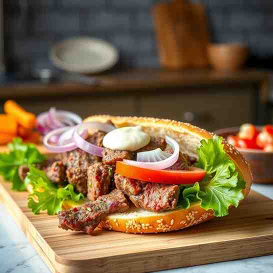 Homemade Doner German Kebab - Easy Recipe